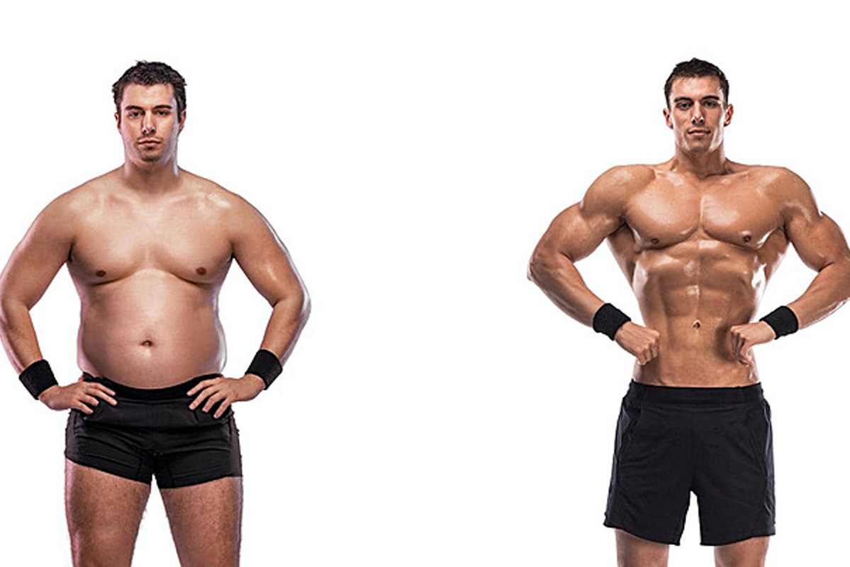 Body transformation concept image