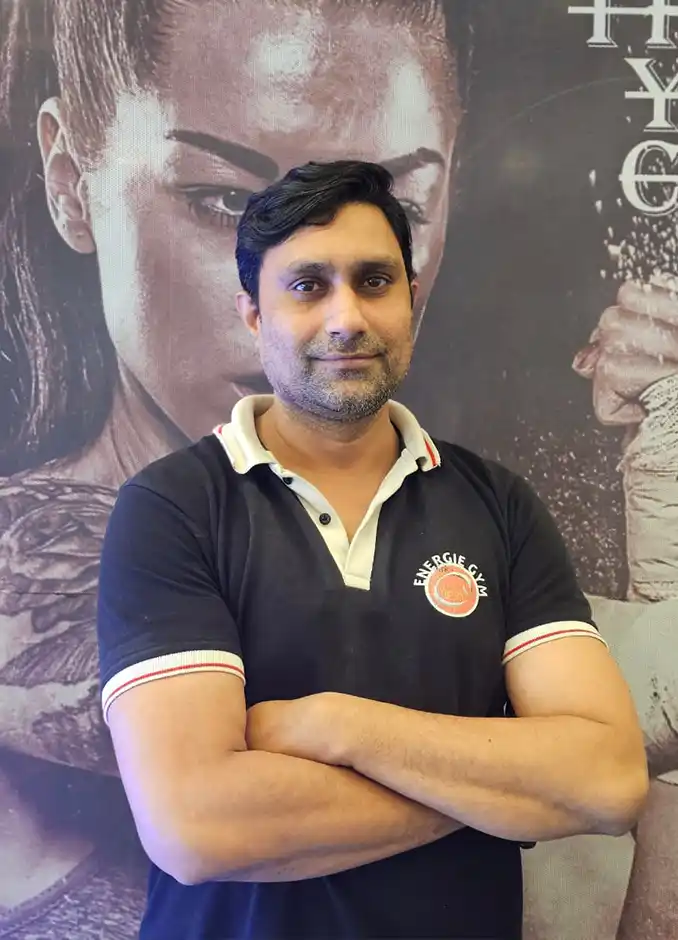 Portrait of Vikram, HIIT Trainer at Energie Gym