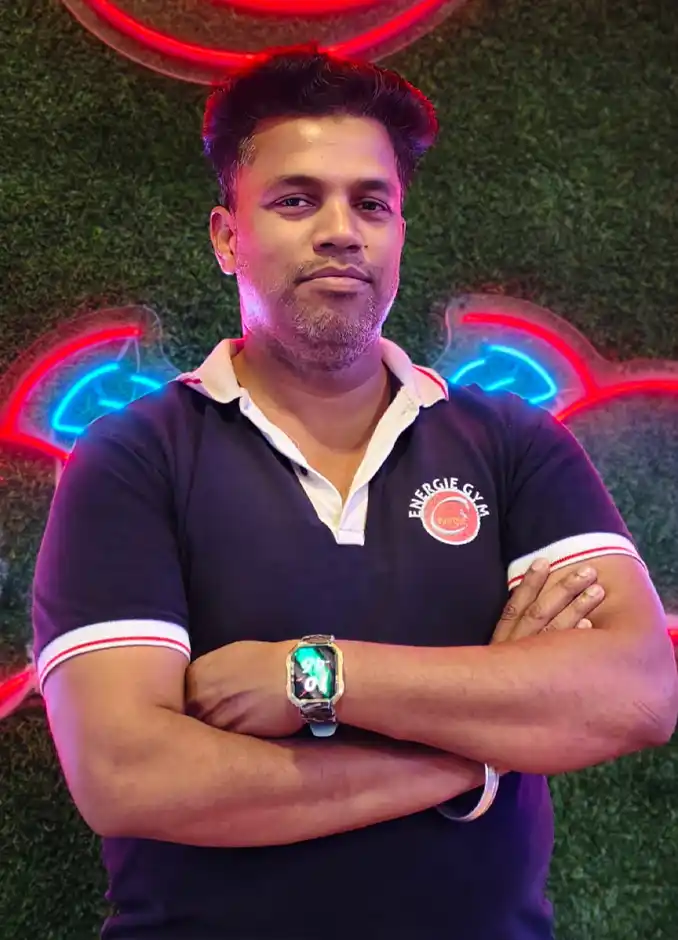 Portrait of Vikram, HIIT Trainer at Energie Gym